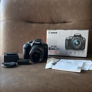 Canon EOS Rebel T7 Digital Camera - Black